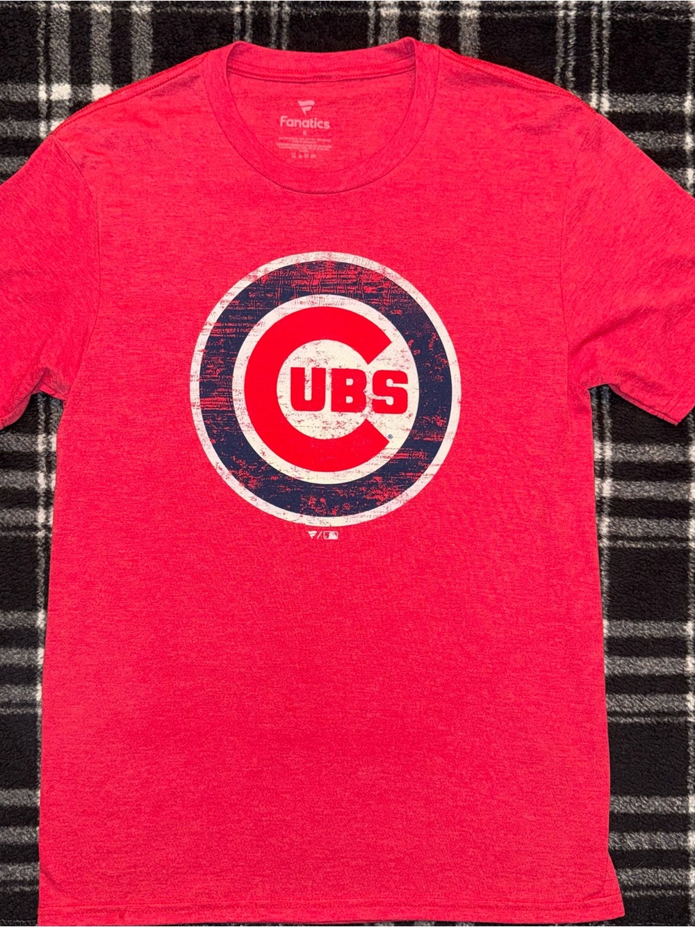 Fanatics Red Chicago Cubs Graphic Short Sleeve Tee